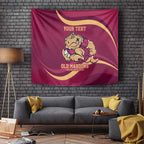 Custom QLD Maroons Cane Toad Tapestry Queensland Origin No2