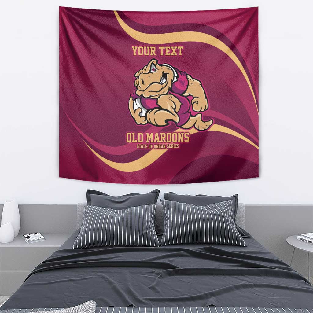 Custom QLD Maroons Cane Toad Tapestry Queensland Origin No2
