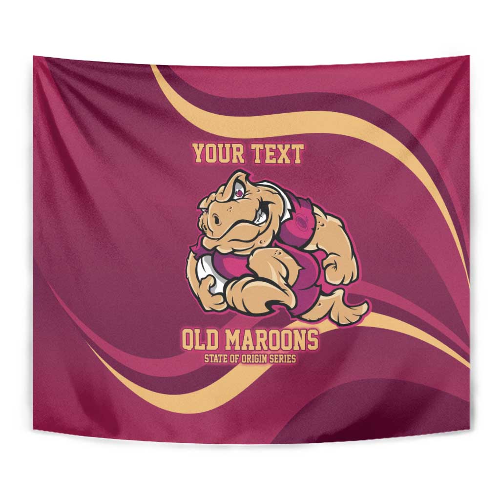 Custom QLD Maroons Cane Toad Tapestry Queensland Origin No2