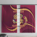 Custom QLD Maroons Cane Toad Window Curtain Queensland Origin No2
