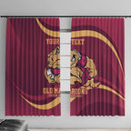 Custom QLD Maroons Cane Toad Window Curtain Queensland Origin No2