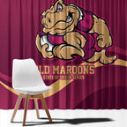 Custom QLD Maroons Cane Toad Window Curtain Queensland Origin No2