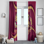 Custom QLD Maroons Cane Toad Window Curtain Queensland Origin No2