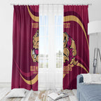 Custom QLD Maroons Cane Toad Window Curtain Queensland Origin No2
