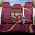 Custom QLD Maroons Cane Toad Back Car Seat Cover Queensland Origin No3