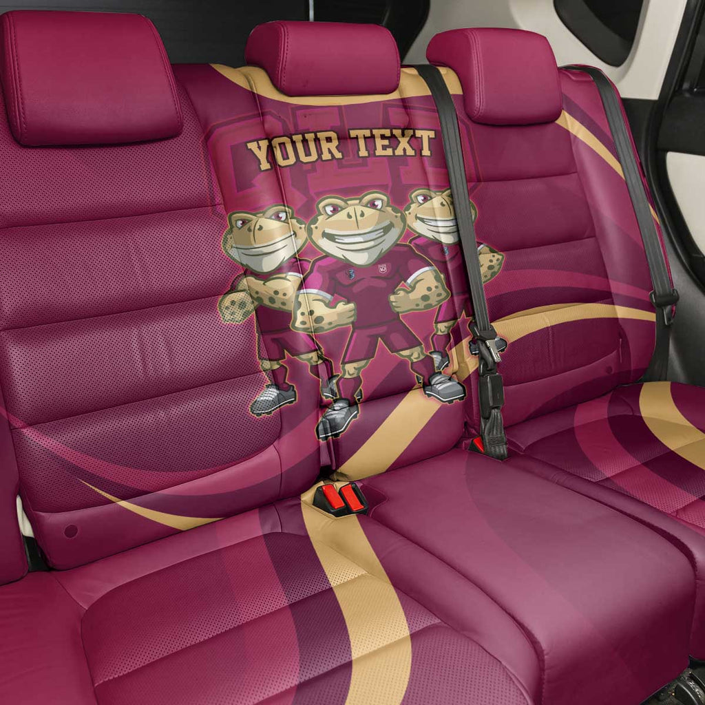 Custom QLD Maroons Cane Toad Back Car Seat Cover Queensland Origin No3