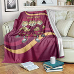 Custom QLD Maroons Cane Toad Blanket Queensland Origin No3