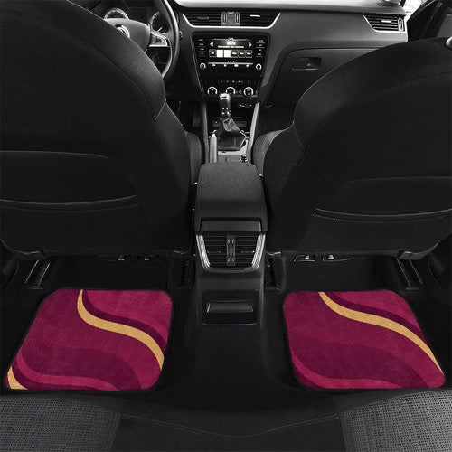 Custom QLD Maroons Cane Toad Car Mats Queensland Origin No3