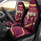 Custom QLD Maroons Cane Toad Car Seat Cover Queensland Origin No3