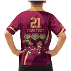 Custom QLD Maroons Cane Toad Family Matching Mermaid Dress and Hawaiian Shirt Queensland Origin No3