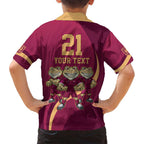 Custom QLD Maroons Cane Toad Family Matching Tank Maxi Dress and Hawaiian Shirt Queensland Origin No3