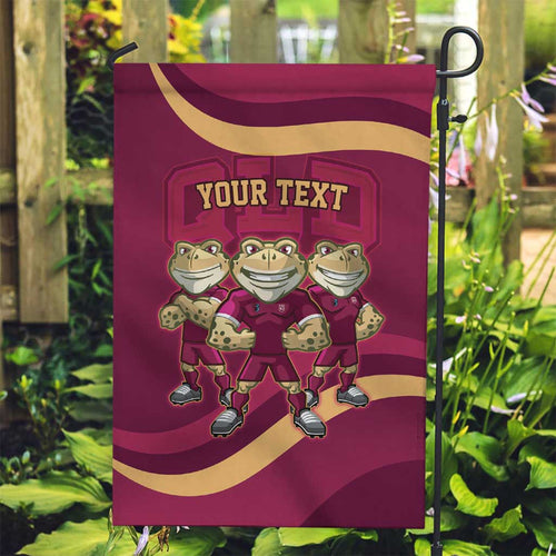 Custom QLD Maroons Cane Toad Garden Flag Queensland Origin No3