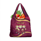 Custom QLD Maroons Cane Toad Grocery Bag Queensland Origin No3