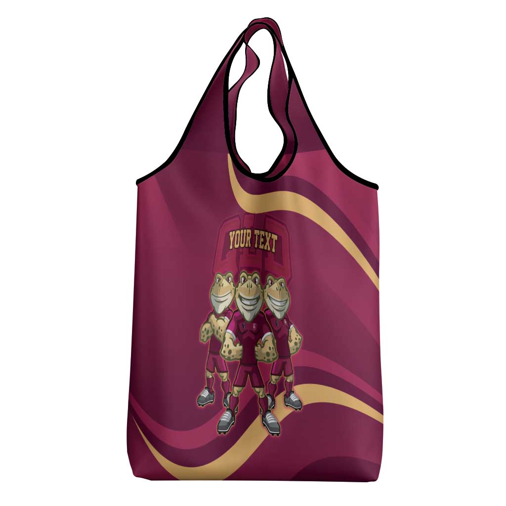 Custom QLD Maroons Cane Toad Grocery Bag Queensland Origin No3