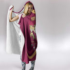 Custom QLD Maroons Cane Toad Hooded Blanket Queensland Origin No3