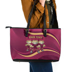 Custom QLD Maroons Cane Toad Leather Tote Bag Queensland Origin No3