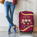 Custom QLD Maroons Cane Toad Luggage Cover Queensland Origin No3