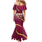 Custom QLD Maroons Cane Toad Mermaid Dress Queensland Origin No3