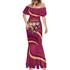 Custom QLD Maroons Cane Toad Mermaid Dress Queensland Origin No3