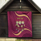 Custom QLD Maroons Cane Toad Quilt Queensland Origin No3