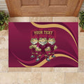 Custom QLD Maroons Cane Toad Rubber Doormat Queensland Origin No3