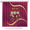 Custom QLD Maroons Cane Toad Shower Curtain Queensland Origin No3