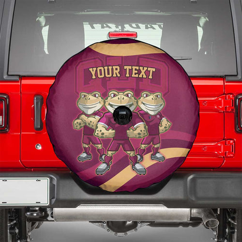 Custom QLD Maroons Cane Toad Spare Tire Cover Queensland Origin No3