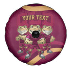 Custom QLD Maroons Cane Toad Spare Tire Cover Queensland Origin No3