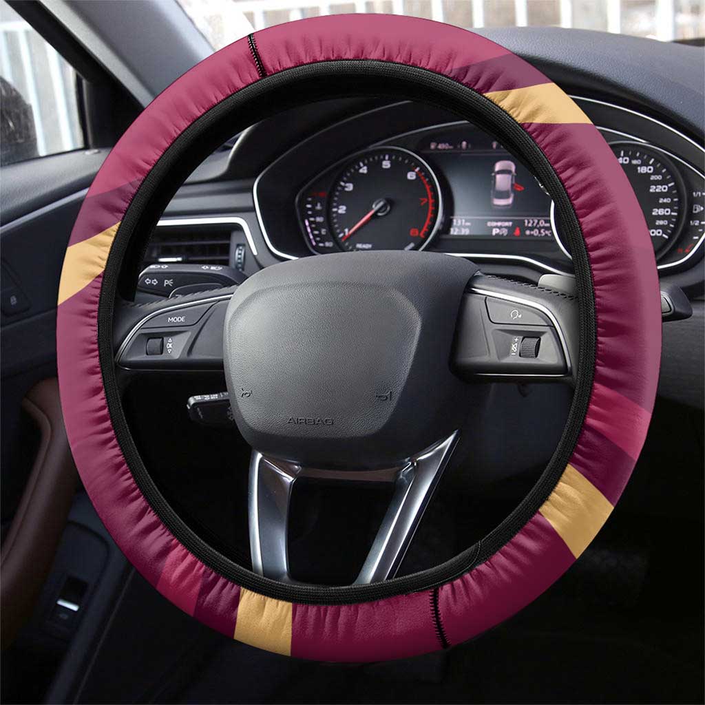 QLD Maroons Cane Toad Steering Wheel Cover Queensland Origin No3