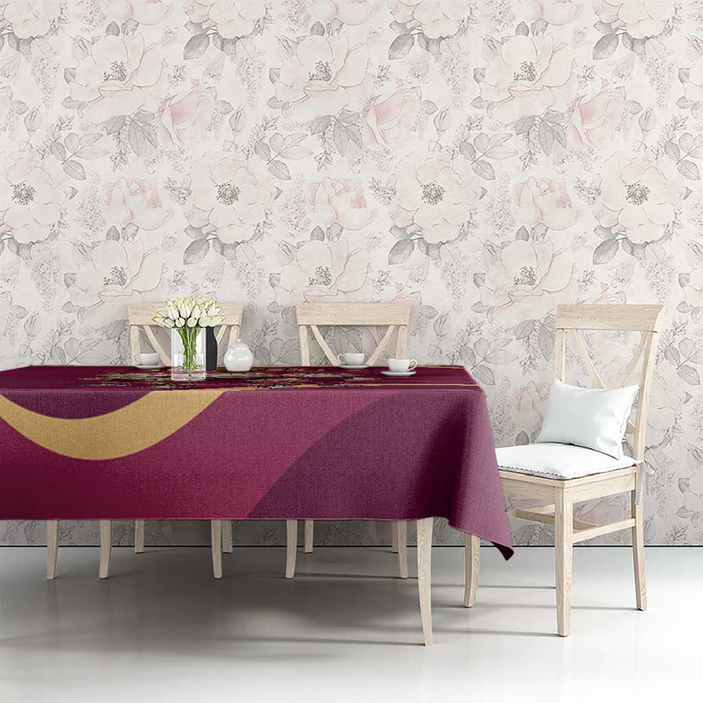 Custom QLD Maroons Cane Toad Tablecloth Queensland Origin No3