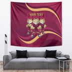 Custom QLD Maroons Cane Toad Tapestry Queensland Origin No3