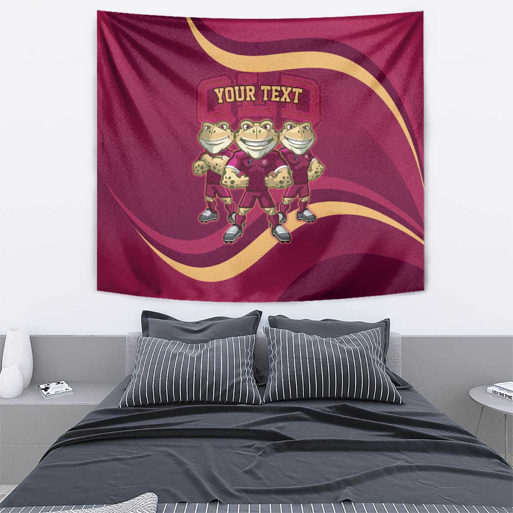 Custom QLD Maroons Cane Toad Tapestry Queensland Origin No3