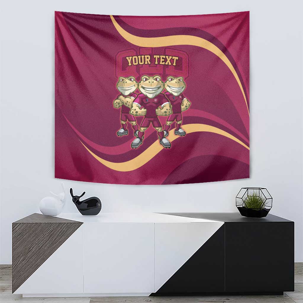 Custom QLD Maroons Cane Toad Tapestry Queensland Origin No3