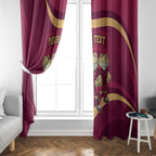 Custom QLD Maroons Cane Toad Window Curtain Queensland Origin No3