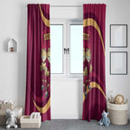 Custom QLD Maroons Cane Toad Window Curtain Queensland Origin No3