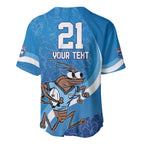 Custom NSW Cockroaches Blues Baseball Jersey New South Wales Origin No1