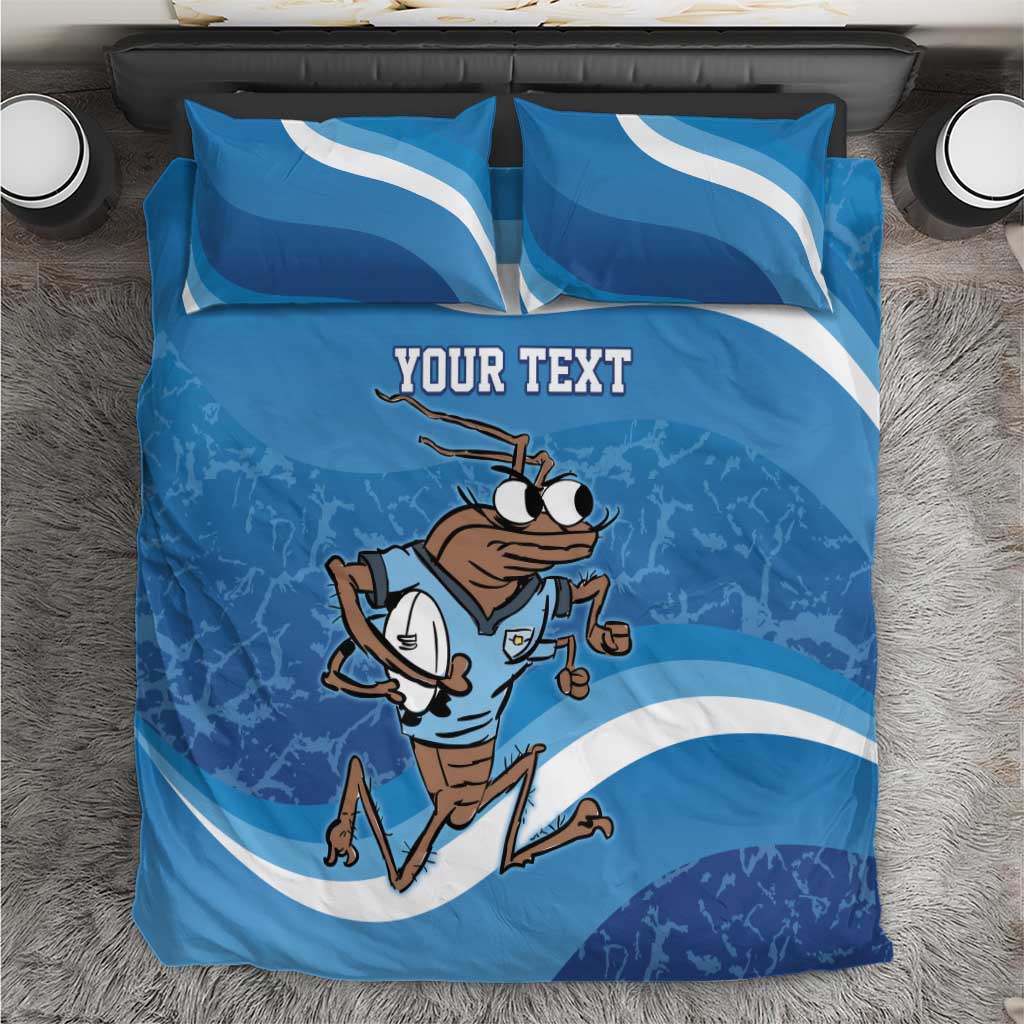 Custom NSW Cockroaches Blues Bedding Set New South Wales Origin No1