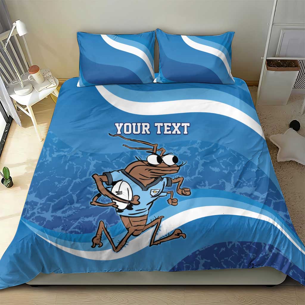 Custom NSW Cockroaches Blues Bedding Set New South Wales Origin No1