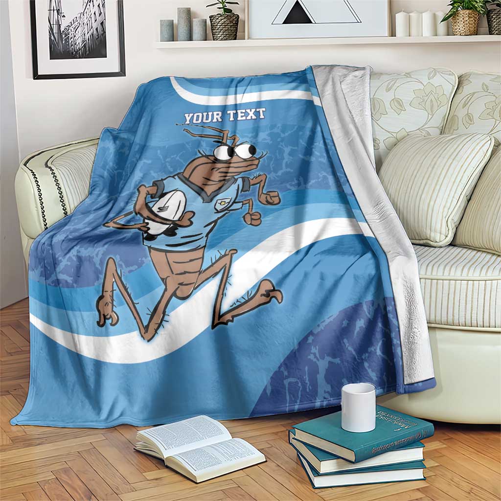 Custom NSW Cockroaches Blues Blanket New South Wales Origin No1