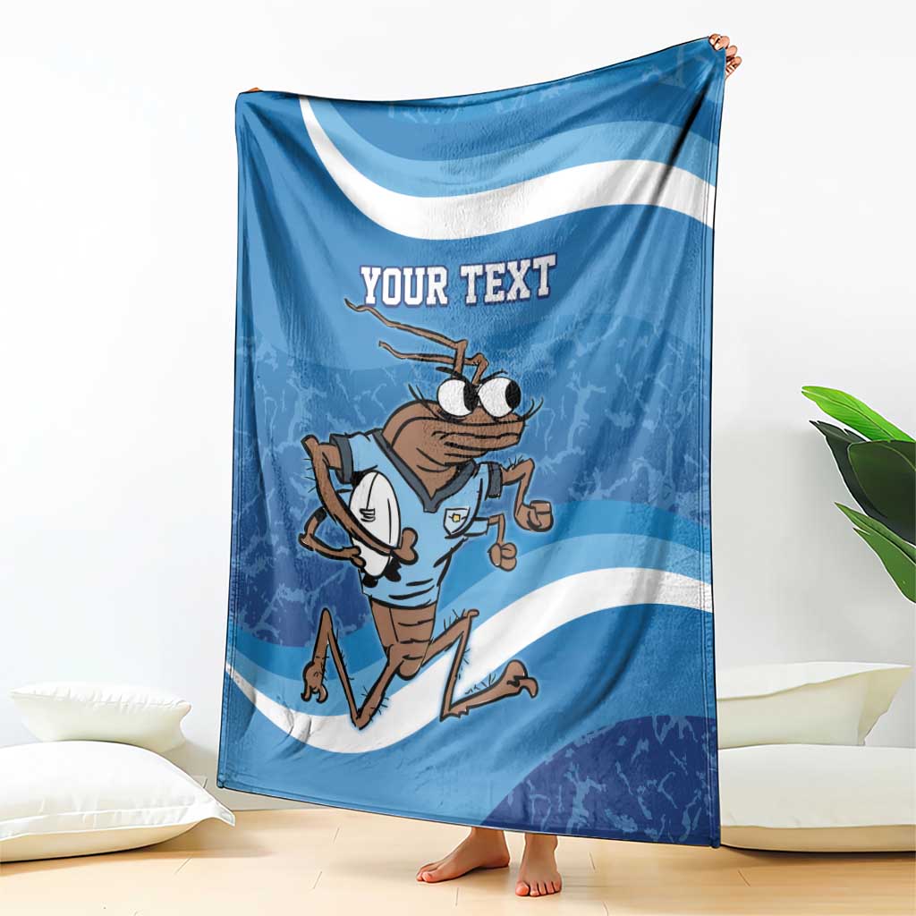 Custom NSW Cockroaches Blues Blanket New South Wales Origin No1
