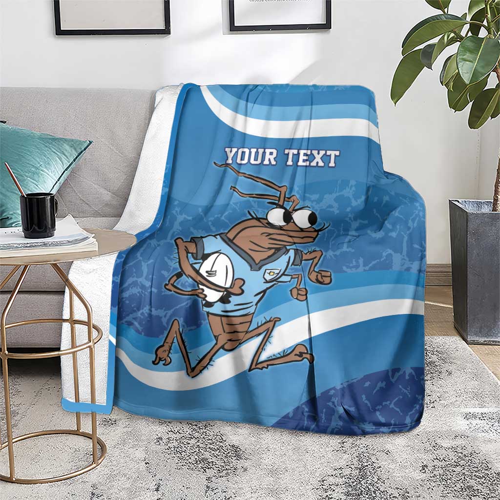 Custom NSW Cockroaches Blues Blanket New South Wales Origin No1