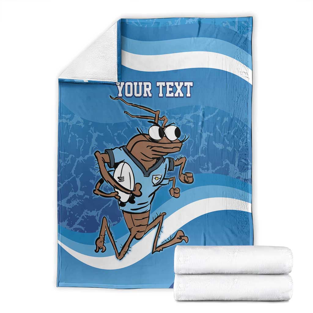 Custom NSW Cockroaches Blues Blanket New South Wales Origin No1