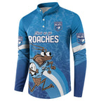 Custom NSW Cockroaches Blues Button Sweatshirt New South Wales Origin No1