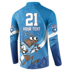 Custom NSW Cockroaches Blues Button Sweatshirt New South Wales Origin No1