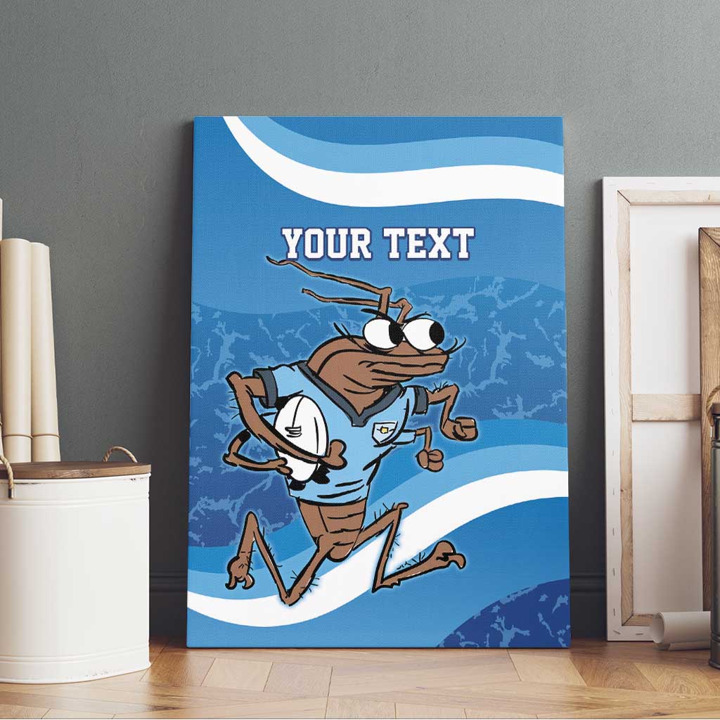 Custom NSW Cockroaches Blues Canvas Wall Art New South Wales Origin No1