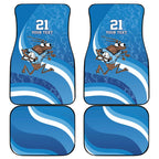 Custom NSW Cockroaches Blues Car Mats New South Wales Origin No1