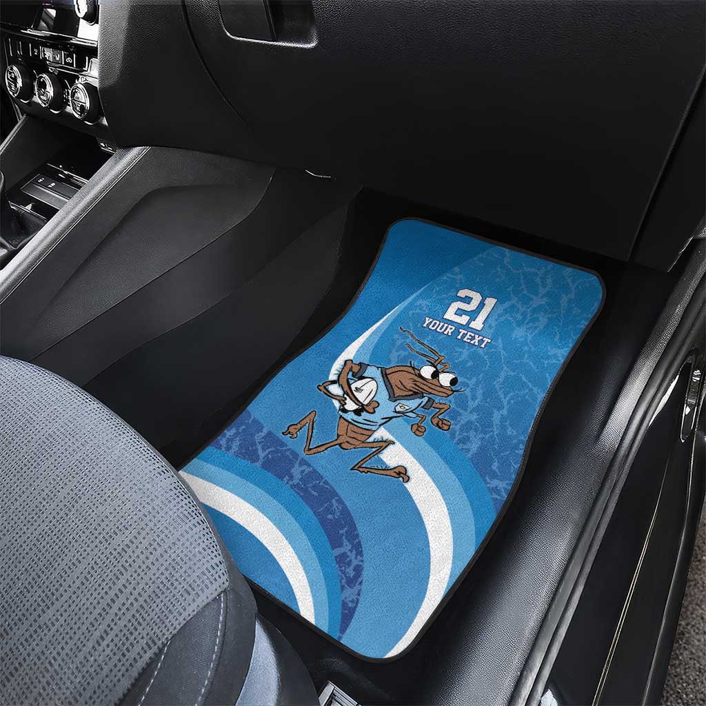 Custom NSW Cockroaches Blues Car Mats New South Wales Origin No1