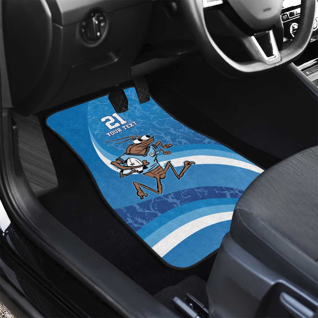 Custom NSW Cockroaches Blues Car Mats New South Wales Origin No1