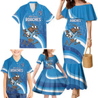 Custom NSW Cockroaches Blues Family Matching Mermaid Dress and Hawaiian Shirt New South Wales Origin No1