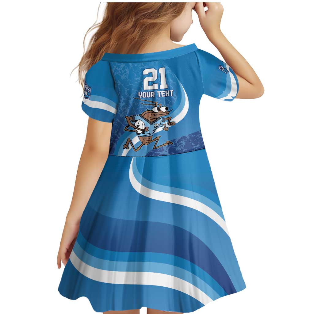 Custom NSW Cockroaches Blues Family Matching Mermaid Dress and Hawaiian Shirt New South Wales Origin No1